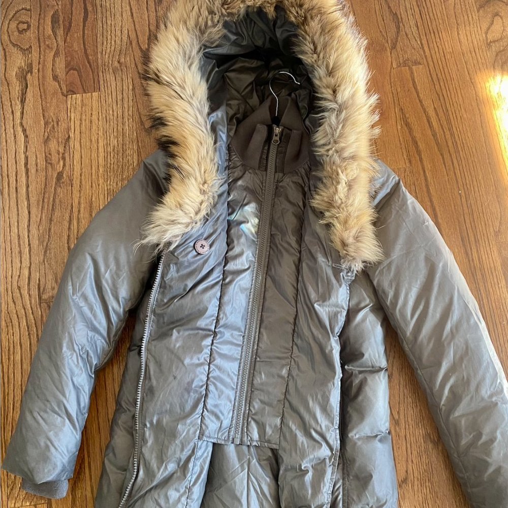 Mackage Mini Girls Down Feather Coat With Hood Size 12